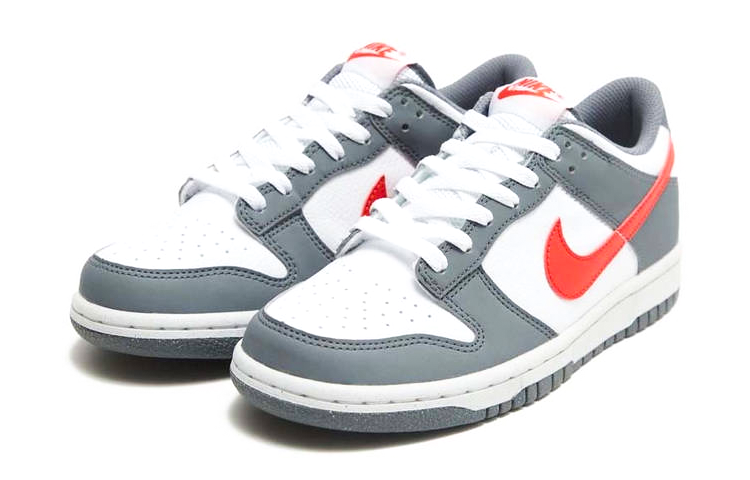 (GS) Nike Dunk Low Next Nature 'Smoke Grey Light Crimson' FB8038-001