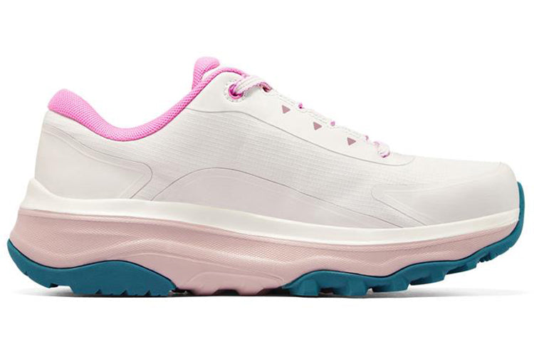 (WMNS) Skechers Max Cushioning Trail 'White Pink' 128220-NAT