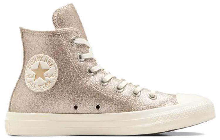 (WMNS) Converse Chuck Taylor All Star Glitter High Top 'Light Gold' A07950C