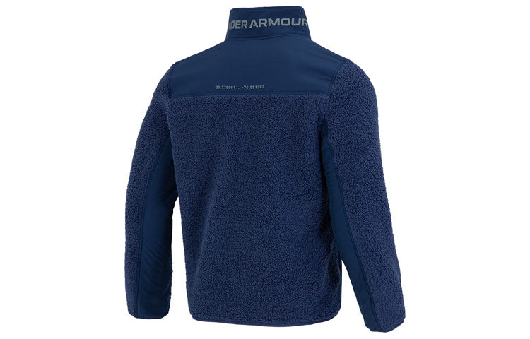 Under Armour UA Legacy Sherpa Full-Zip Soft Jacket 'Blue' 1357474-409