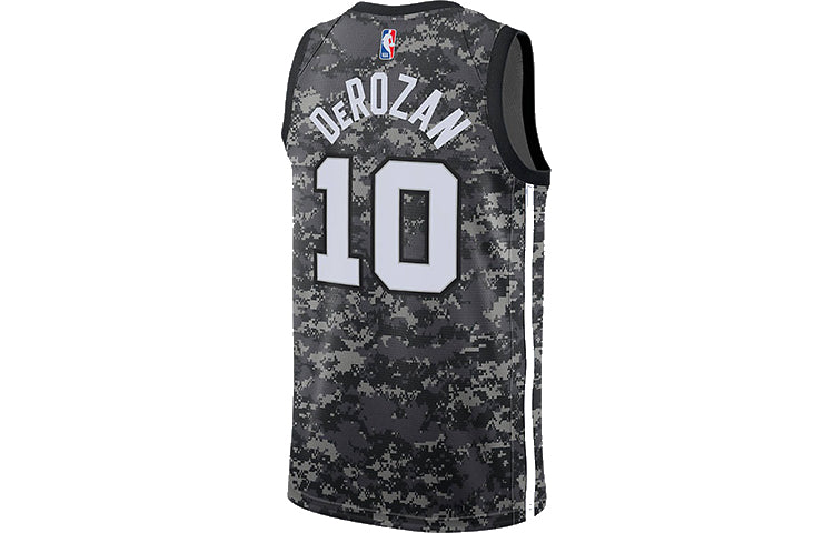 Nike NBA City limited Jersey SW Fan Edition 2018-19 Season Spurs Black Camouflage AJ4644-014