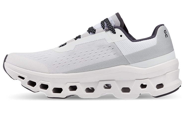 (WMNS) On Running Cloudmonster 'White Black Grey' 61.98433