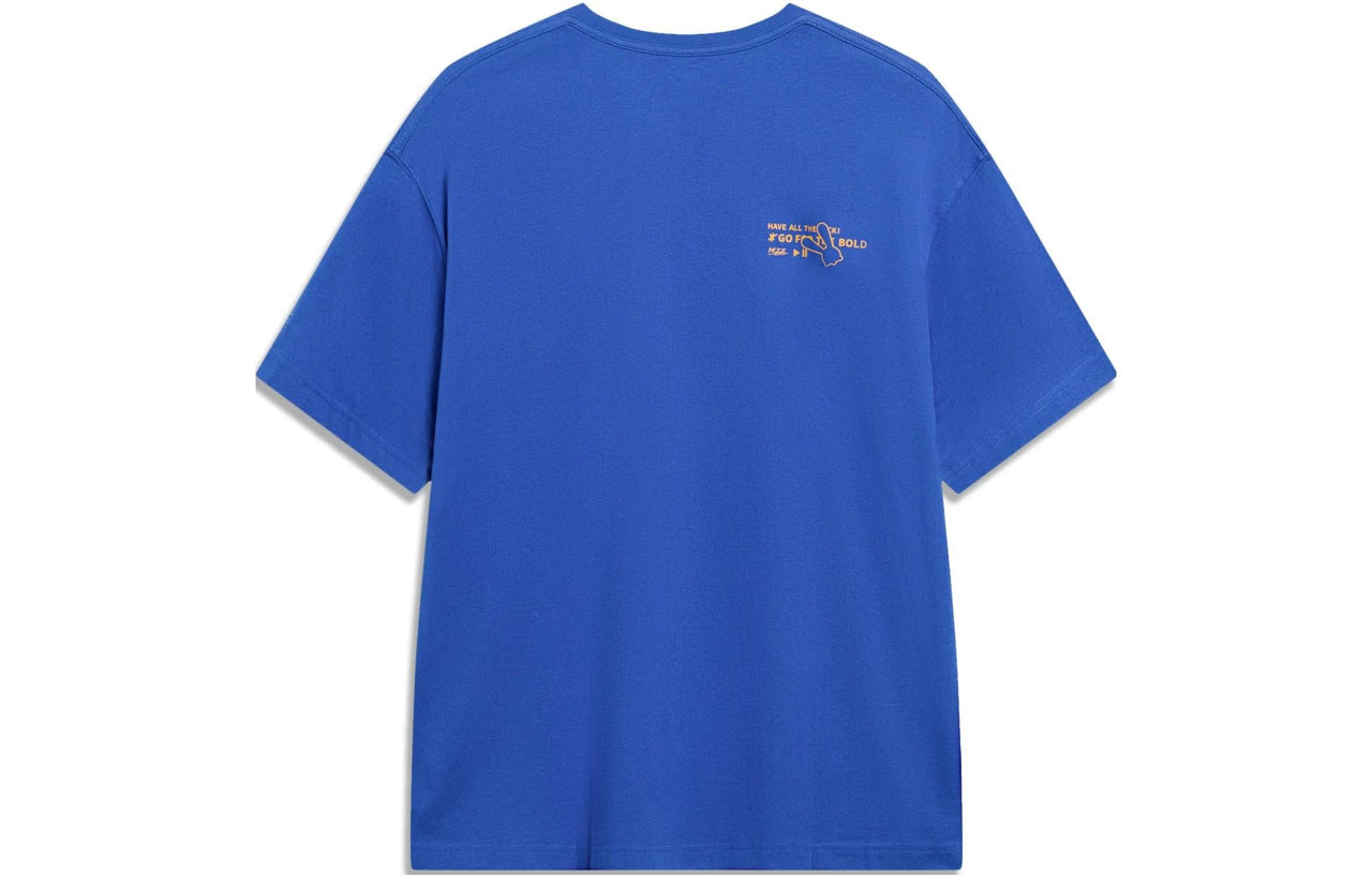 Li-Ning x Disney Oswald Graphic T-shirt 'Blue' AHST309-4