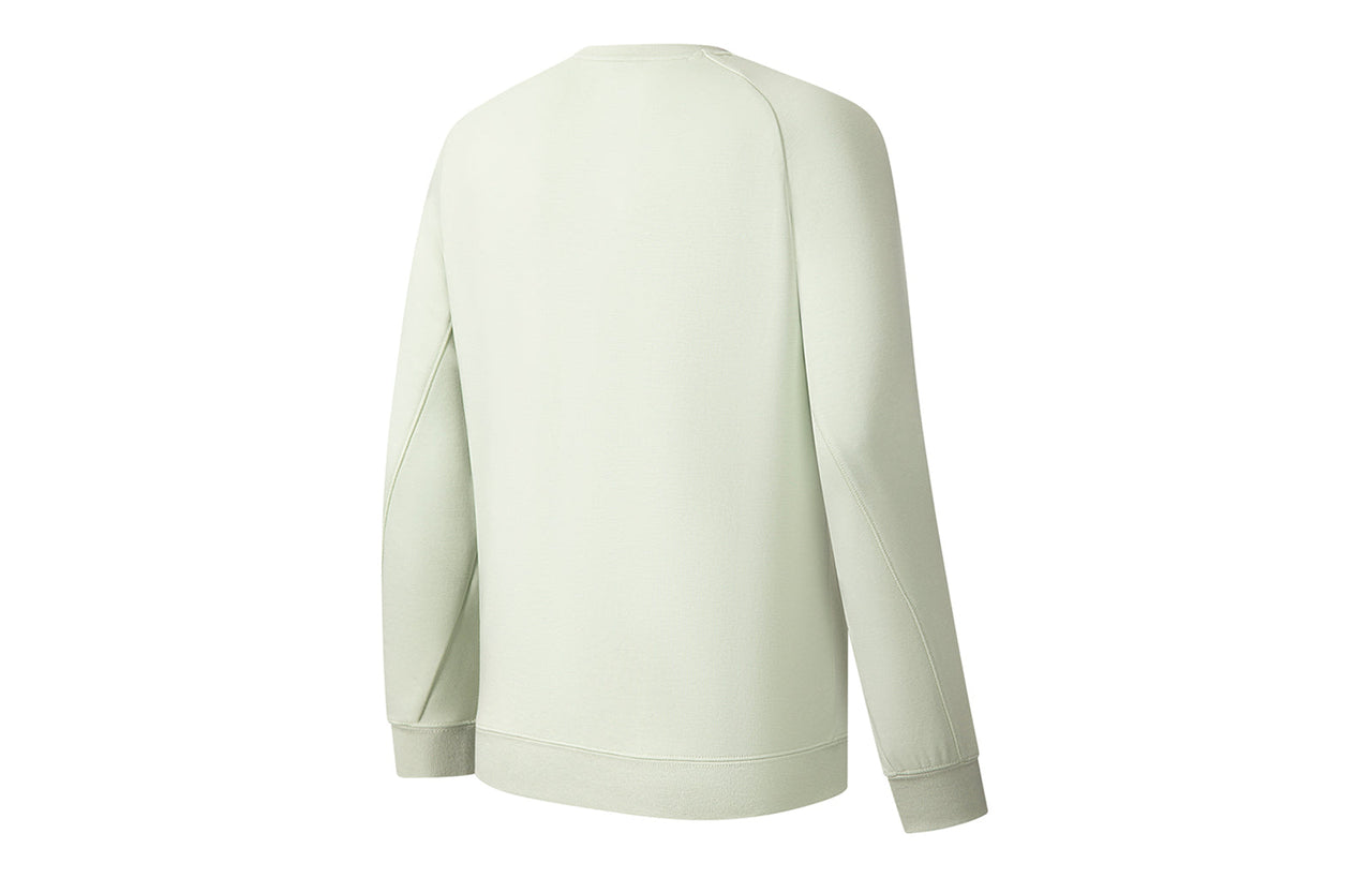 (WMNS) Li-Ning Lifestyle Sportswear Pullover 'Lime Green' AWDS776-4