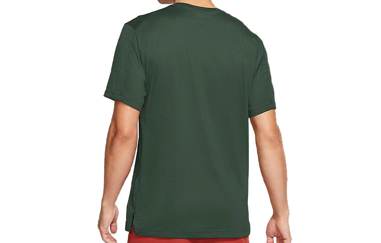 Nike Pro Breathable Quick Dry Training Sports Short Sleeve Red Green Redgreen CJ4612-355