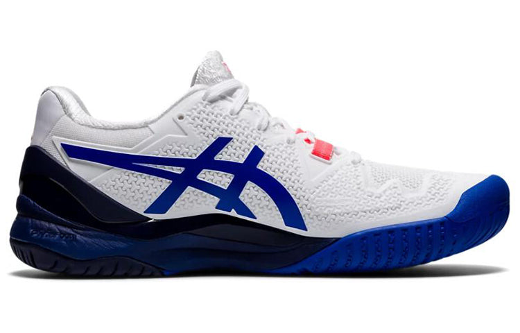 (WMNS) ASICS Gel Resolution 8 'White Lapis Lazuli Blue' 1042A072-107