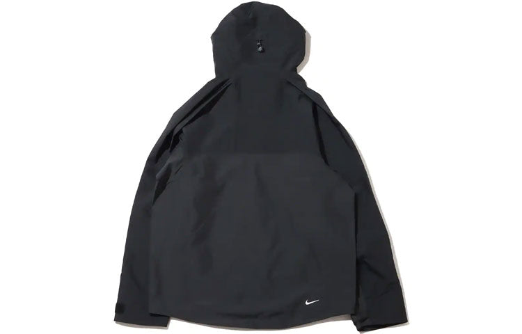Men's Nike ACG Solid Color Long Sleeves Hooded Jacket Autumn Black DR5265-045