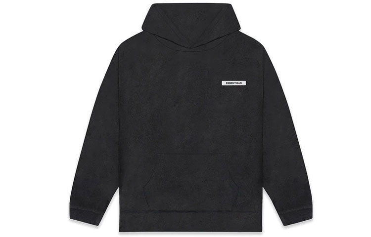 Fear of God Essentials FW20 Polar Fleece Hoodie 'Black' FOG-FW20-338
