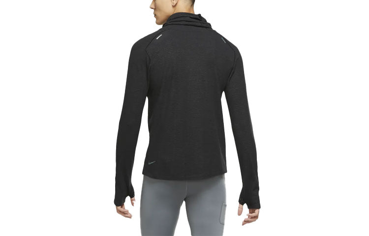 Nike Run Division Wooldorado Wool Solid Color Sports Running Black CU7892-011