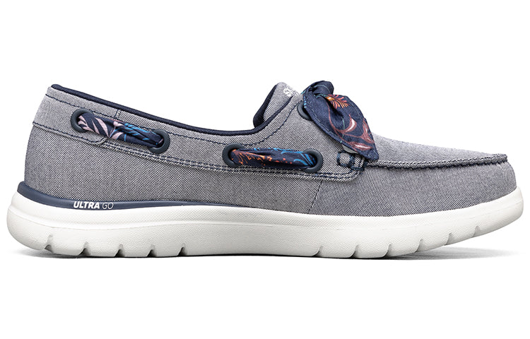 (WMNS) Skechers On the GO Flex 'Grey' 136471-NVY