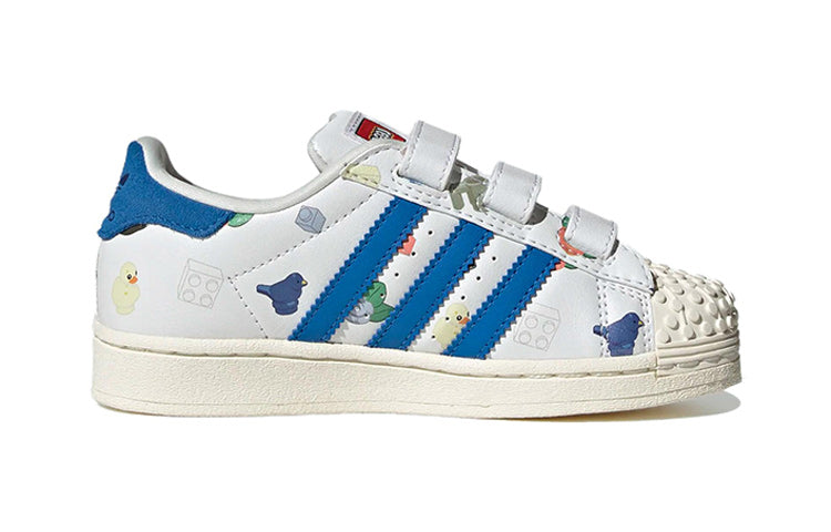 (PS) adidas Superstar x LEGO Shoes 'White Royal Blue' IF2201