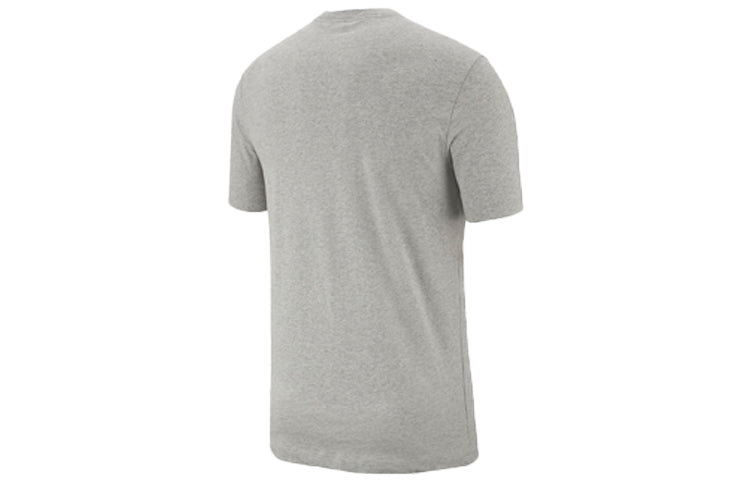 Nike Swoosh Logo Pure Cotton Short Sleeve Gray AR4997-064