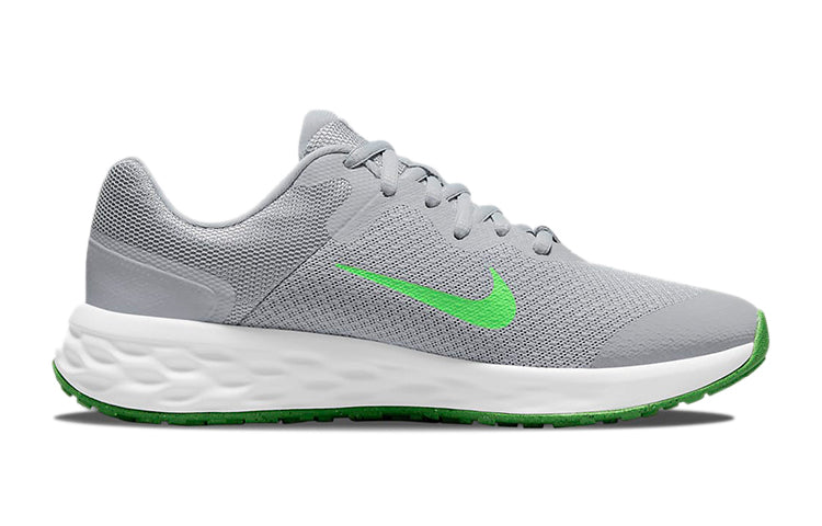 (GS) Nike Revolution 6 'Light Smoke Grey Green Strike' DD1096-009