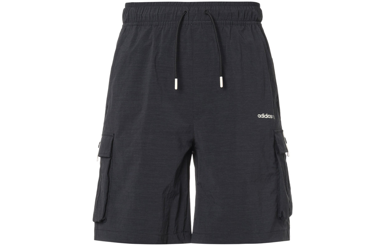 adidas neo Sw Wvn Ut Sh Leisure Sports Pocket Shorts Men's Black H45165
