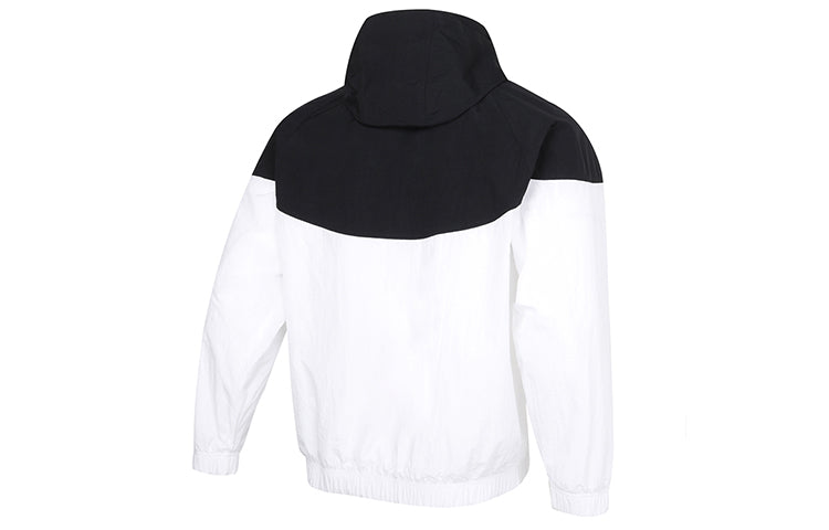 Nike Logo Print Hooded Jacket Black/White DA2493-010