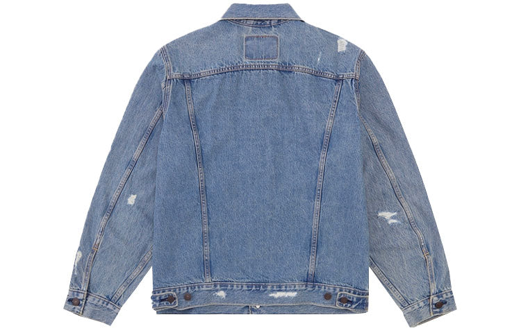 Men's Levis Design Button lapel Denim Jacket Denim 85248-0013