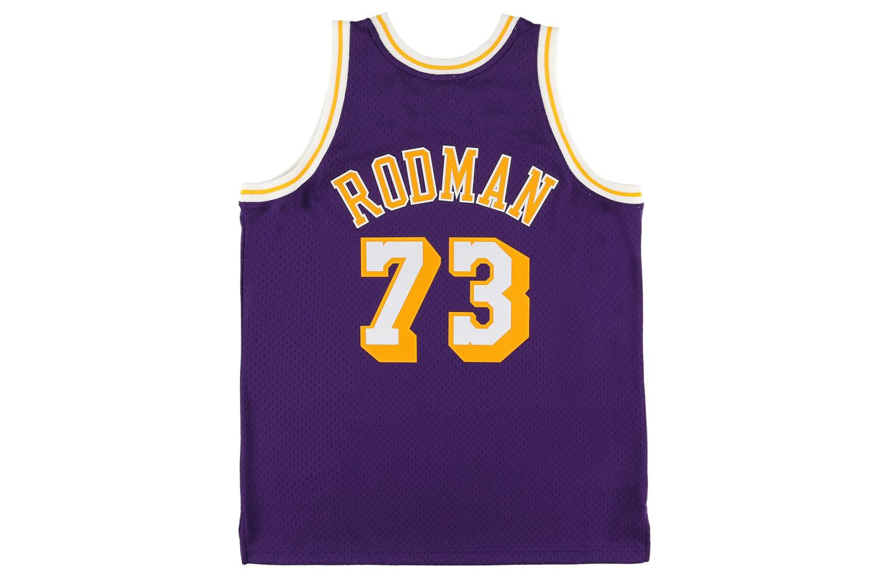 Mitchell & Ness NBA Swingman Dennis Rodman Los Angeles Lakers Road 1998-99 Jersey SMJY4036-LAL98DRDPURP