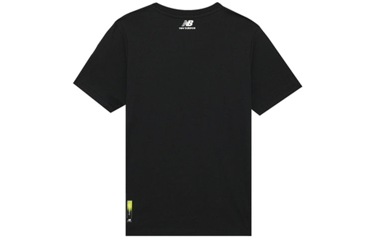 New Balance Men's New Balance Round Neck Minimalistic Casual Short Sleeve Black NEA33011-BK