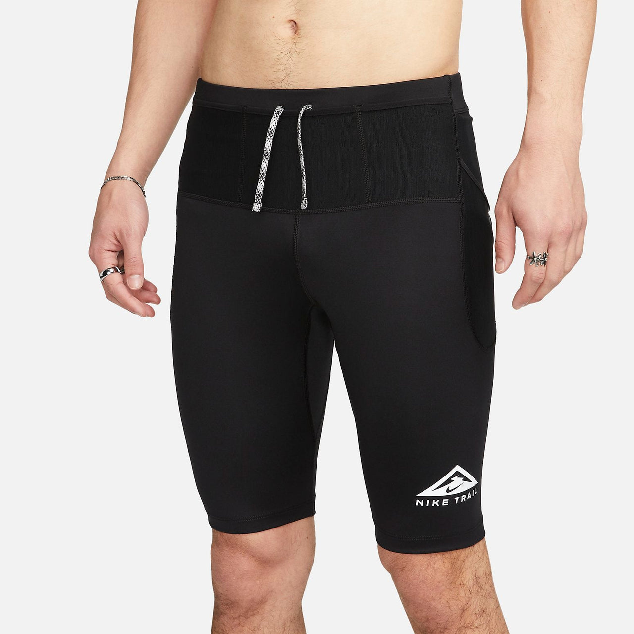 Nike Trail Dri-FIT Lava Loops 1/2-Length Trail Running Tights 'Black' DV9308-010