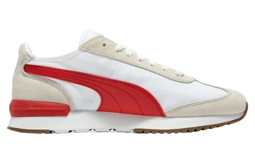 PUMA R78 Wind Nylon 'White Beige Red' 392901-05