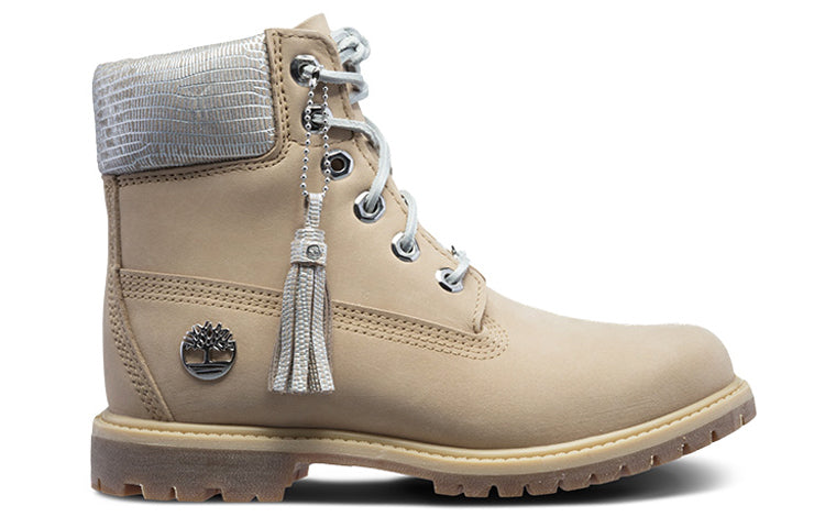(WMNS) Timberland Heritage 6-Inch Waterproof Leather Boots 'Light Pink Nubuck' A1UX2