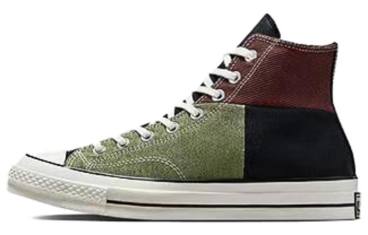 Chuck 70 High 'Crafted Patchwork - Trolled Green Earth Brown' A04509C