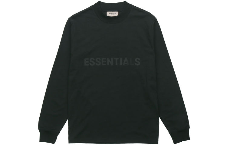 Fear of God Essentials FW20 Long Sleeve Logo Tee 'Black' FOG-FW20-244