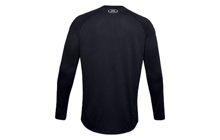 Under Armour Tech Triple Logo Long Sleeve Shirt 'Black' 1357239-001