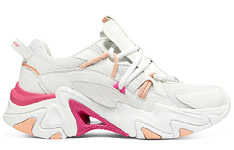 (WMNS) Skechers Stamina V3 'White Pink' 896072-WPK