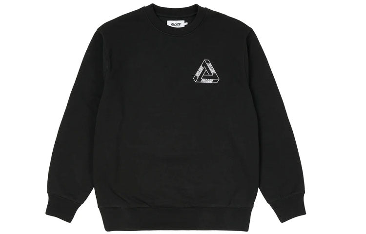 PALACE Outliner Mit Desigher Crew Black Back Triangle Printing Round Neck Unisex P20CS140