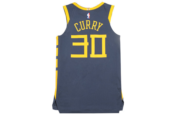 Nike NBA Golden State Warriors AU Player Edition Jersey Blue Gray AH6209-427