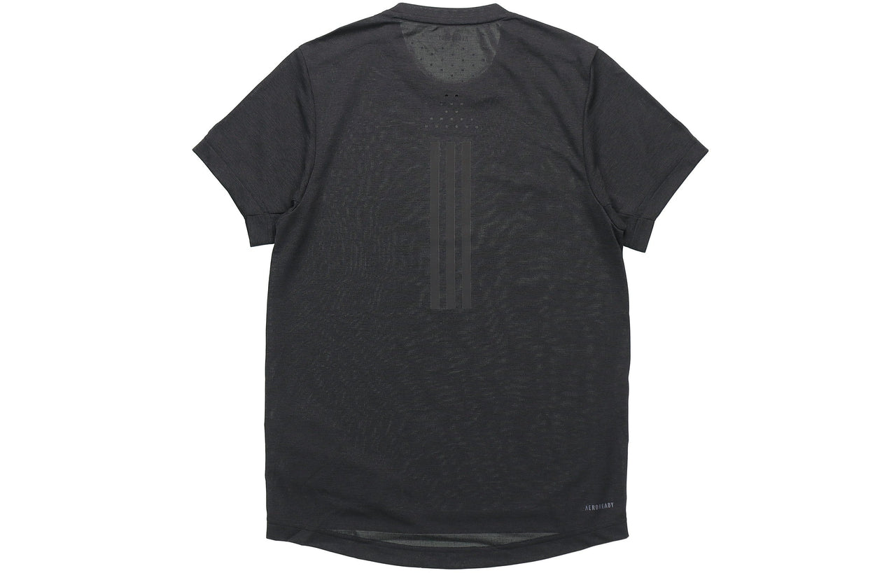 Men's adidas Running Sports Short Sleeve Black T-Shirt EI6390
