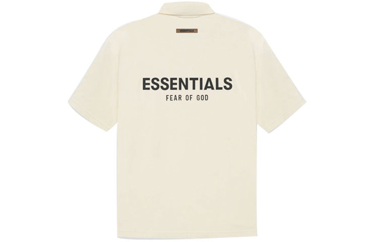 Fear of God Essentials SS21 Polo Shirt 'Buttercream' FOG-SS21-552