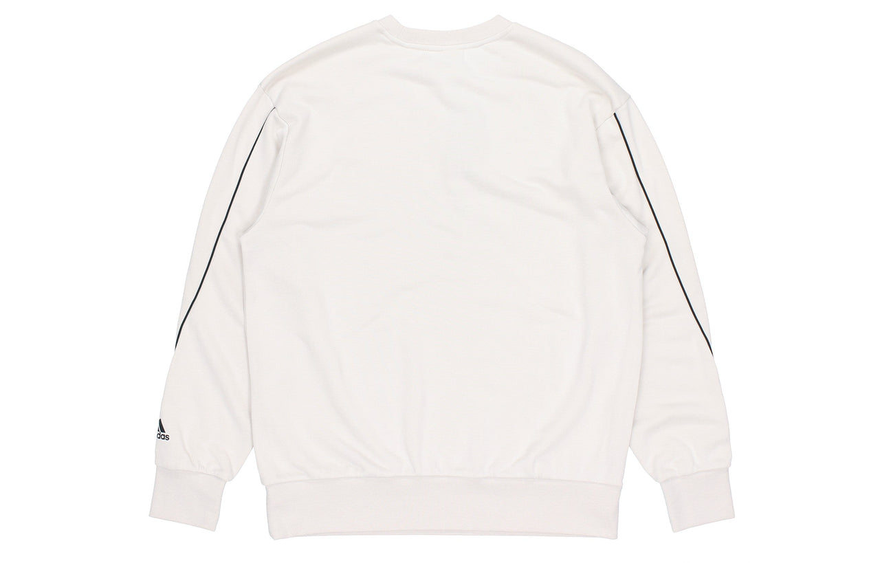 adidas U Favs Q1 Swt Logo Printing Sports Pullover Round Neck Bauxite Brown GK9373