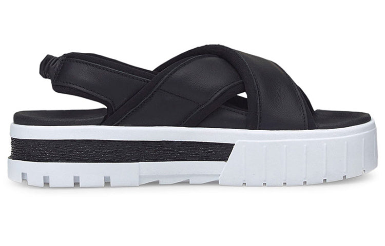 (WMNS) PUMA Mayze Sandal 'Black White' 384830-01