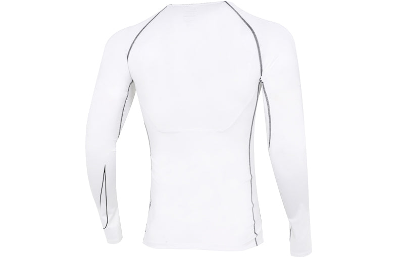 Nike Pro Dri-fit Athleisure Casual Sports Round Neck Long Sleeves White DD1991-100