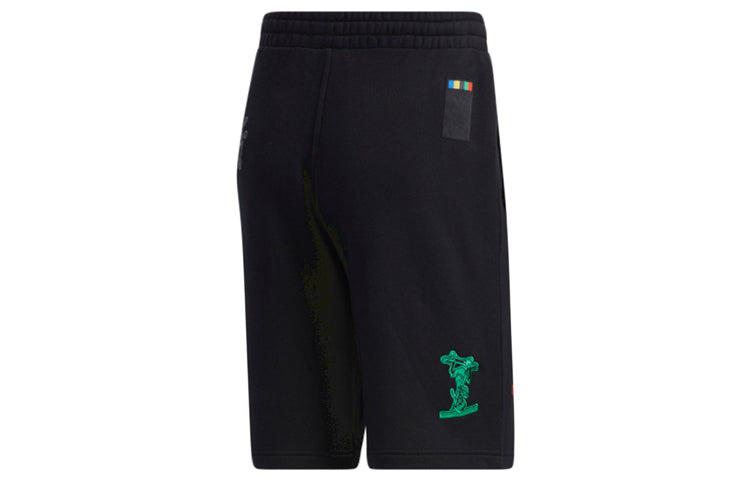 adidas x Disney Goofy Short Crossover Embroidered Shorts Black GP6479