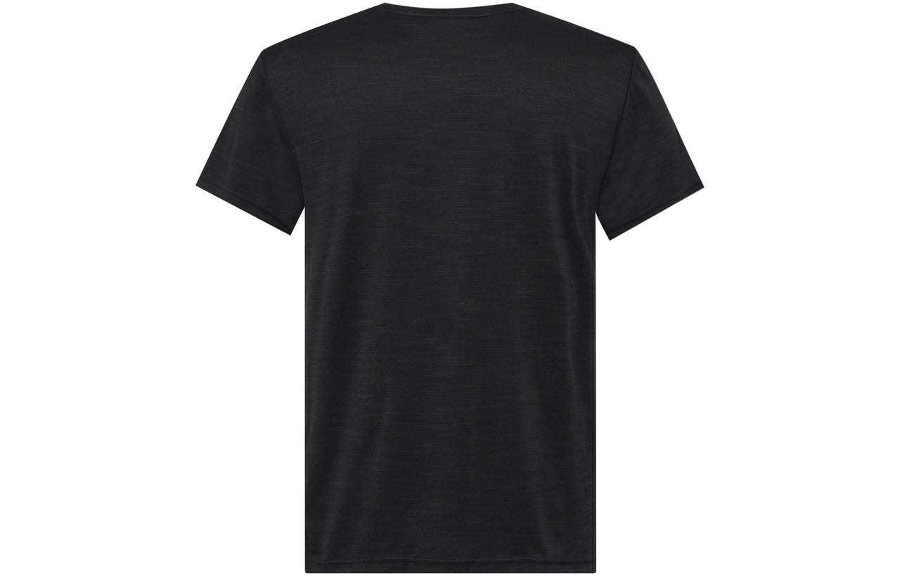 Men's Nike Running Training Quick Dry Sports Round Neck Short Sleeve Black T-Shirt DB4230-010