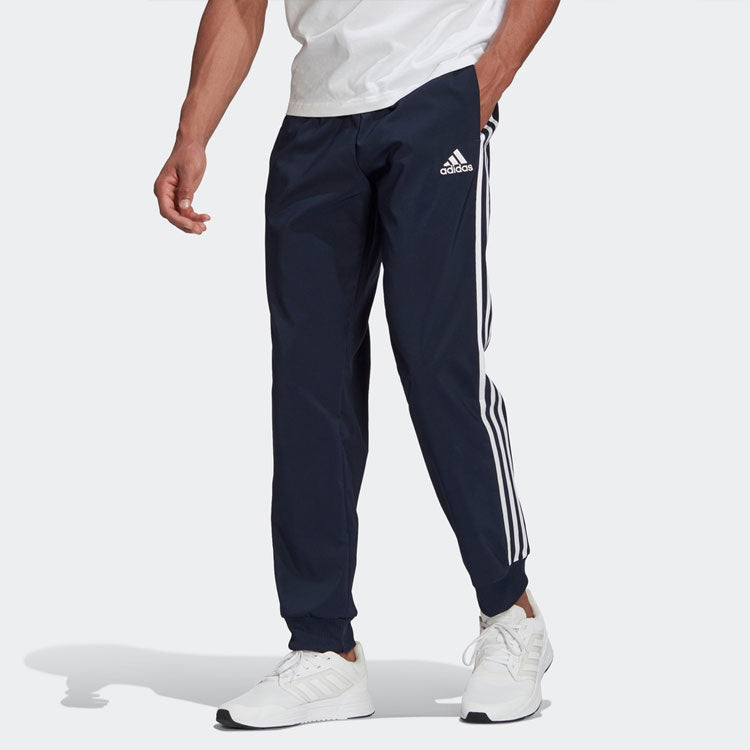 Men's adidas 3s Wv Tc Pt Training Bundle Feet Sports Pants/Trousers/Joggers Legendary Ink Blue GK8981