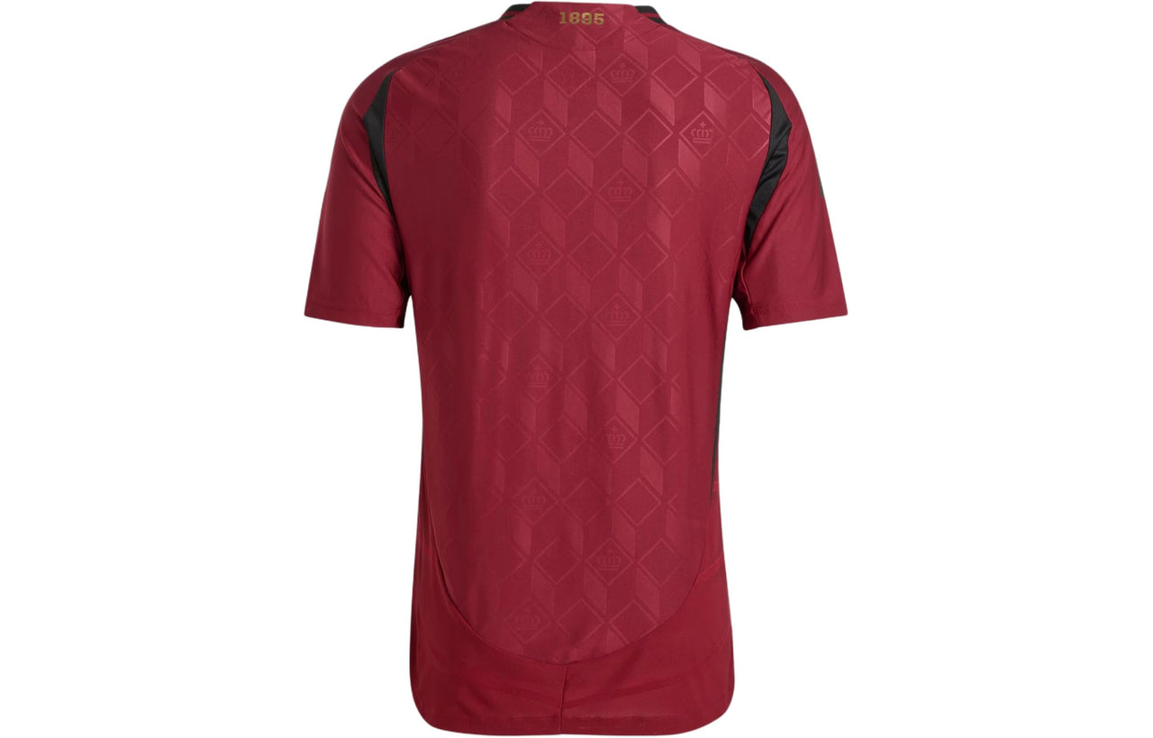 adidas Belgium 24 Home Authentic Soccer Jersey Asia Sizing 'Burgundy' IM8440