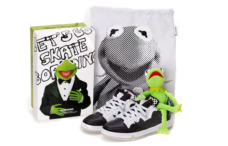 (WMNS) Li-Ning Wave Pro x Kermit 'Black White' AECR102-1