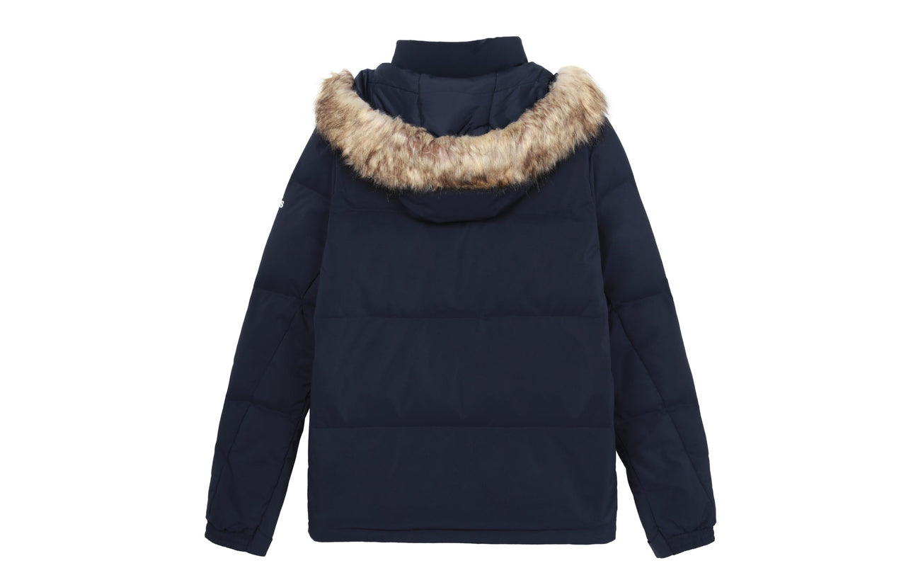 adidas DOWN PUFFA 3STR Outdoor hooded down Jacket Blue GE9928