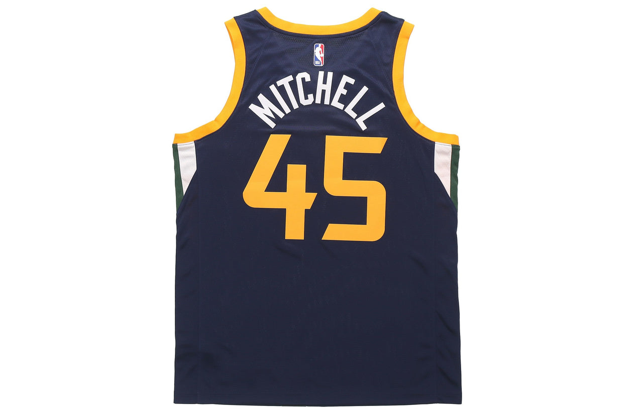 Nike NBA Mitchell Utah Jazz Team limited SW Jersey Navy Blue 864513-425