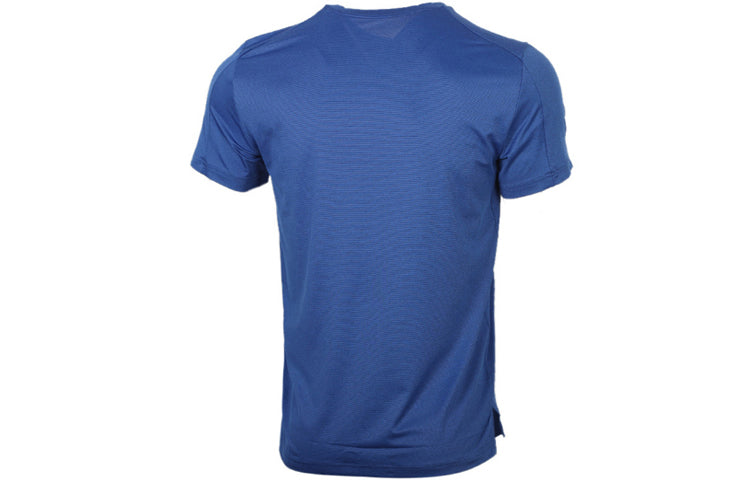 Nike Dri-Fit Printing Training Tops Short Sleeve Royal blue CJ4634-451