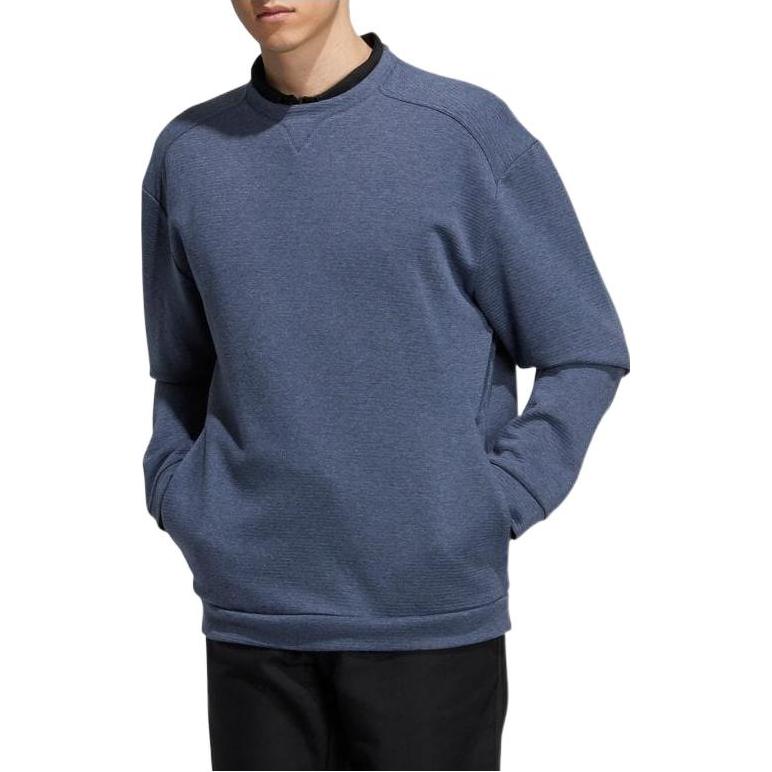 adidas Solid Color Cozy Pullover Sports Long Sleeves Hoodie Men's Blue GT3315