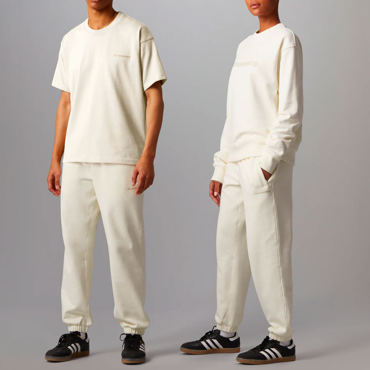 adidas x Pharrell Humanrace Small Logo Sweatpants 'White' HG2686