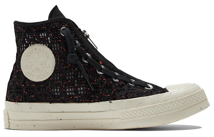 (WMNS) Converse Chuck 70 High 'Speckled Black Crochet' 570784C