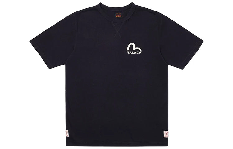 PALACE x EVISU PALACE Evisu Chest Logo Short Sleeve Unisex Black PAL-SS20-007