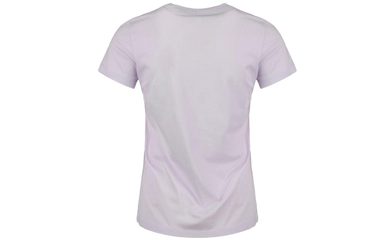 (WMNS) Nike Cartoon Logo Short Sleeve 'Purple' CW6758-571