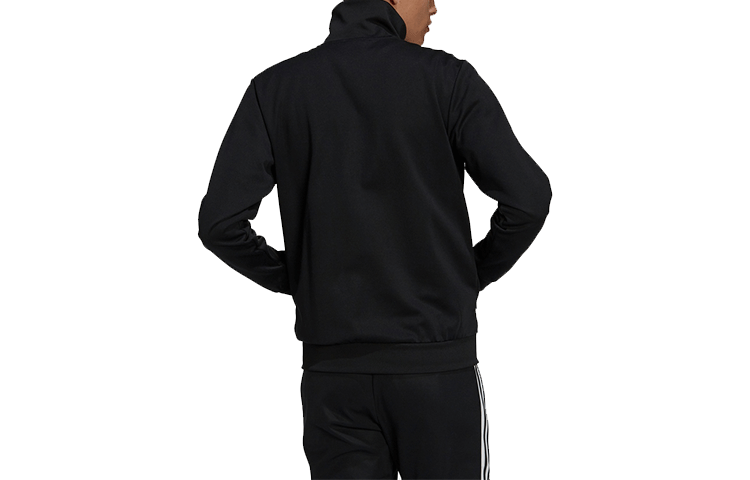 adidas originals Zipper Long Sleeves Stripe Sports Jacket Black H09112